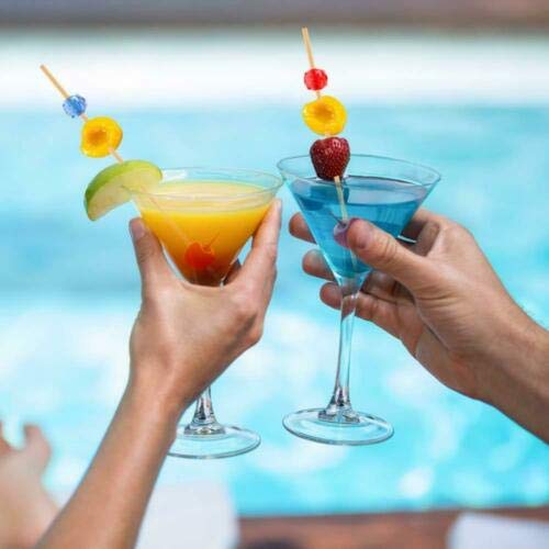 Approximately 190 Stylish Bamboo Cocktail Picks, Toothpicks, Cocktail Pins, Fruit Picks, Disposable Fruit, Hors D'oeuvres, Pinchos, Cake Toppers, Cock