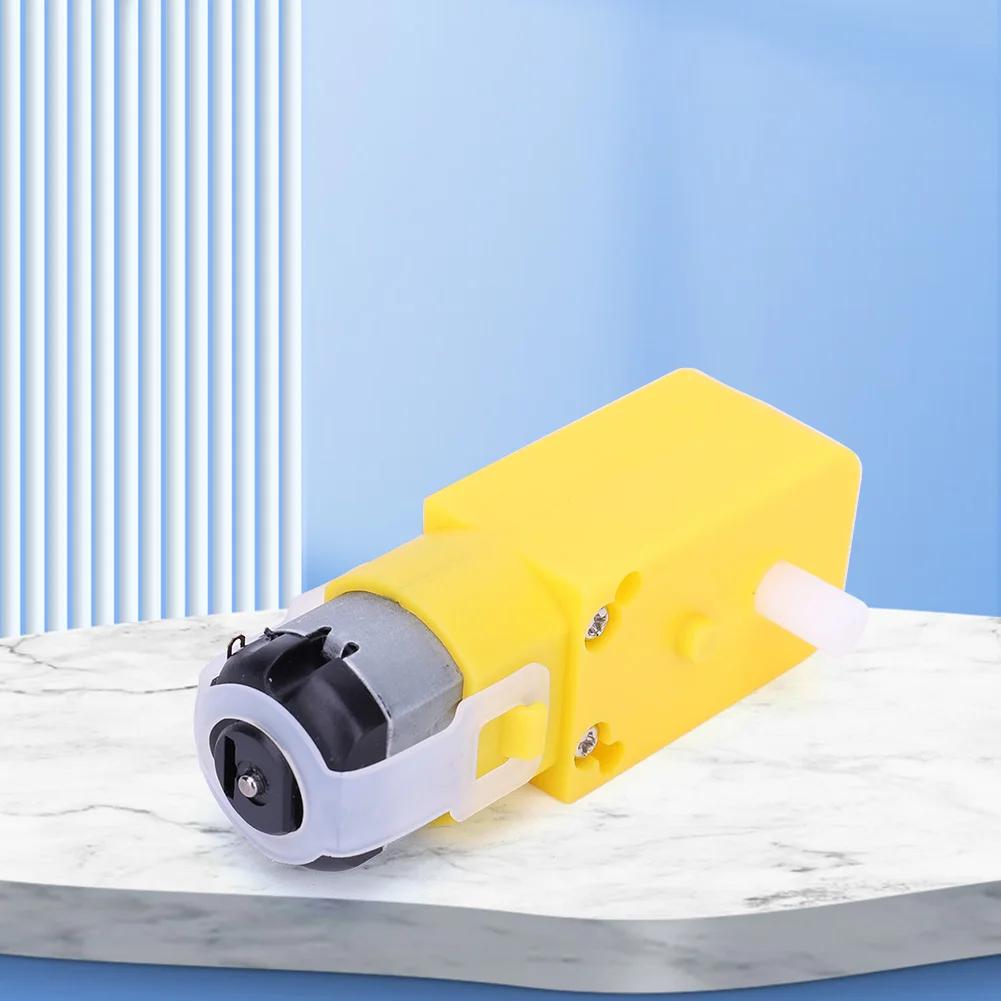 5-1PCS DC 3V-12V TT Motor Module EMC Intelligent Car Dual Shaft Geared Motor Gearmotor Gearbox Motor for Smart Car Robot 1:48