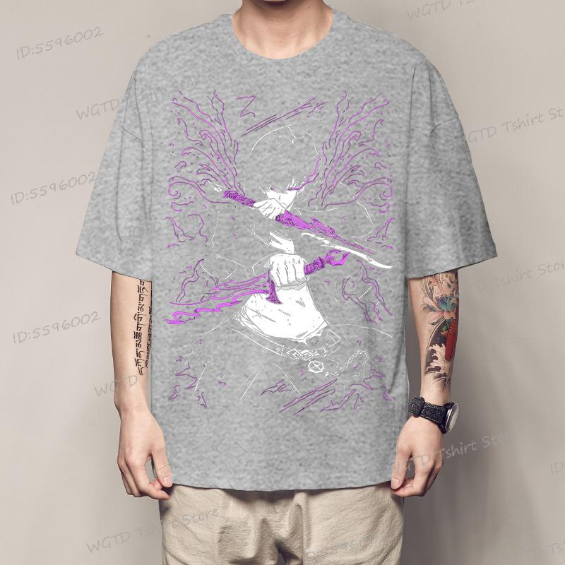 Solo Leveling T-Shirt Sung Jinwoo New Anime Manga Black Shirt Tee All Size Pro Choice Graphic T Shirts Oversized Vintage CLOTHES