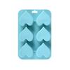 Heart-Shaped Silicone Cake & Muffin Molds - Oven-Safe Baking & Pudding Cups