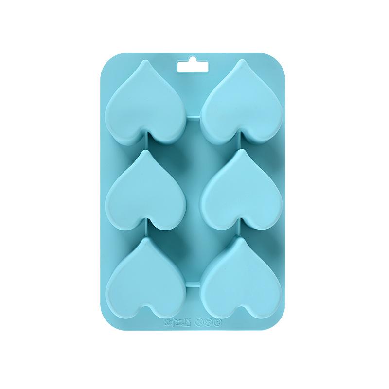 Heart-Shaped Silicone Cake & Muffin Molds - Oven-Safe Baking & Pudding Cups