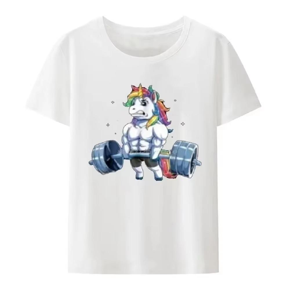 Funny Deadlift Gym T Shirts Graphic Dachshund Dog Weightlifting Streetwear Short Sleeve Birthday Gifts Summer T-shirt for Spo