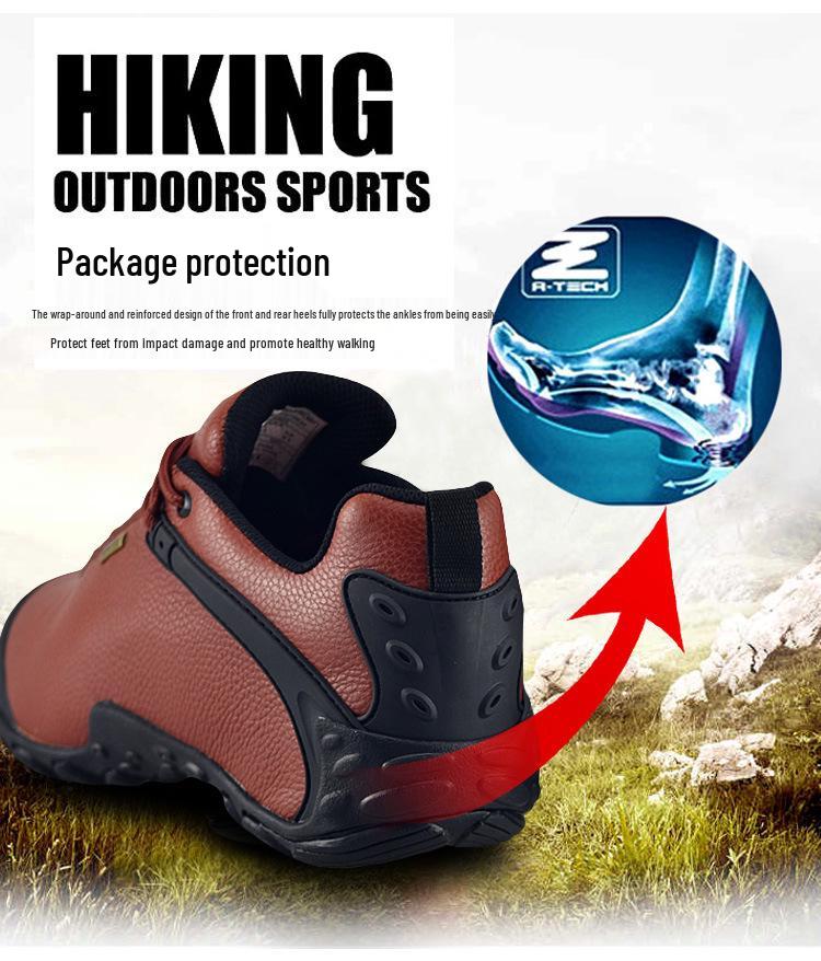Lesifeisi Autumn/Winter Breathable Top Layer Cowhide Outdoor Hiking & Climbing Shoes for Men & Women