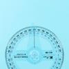 Transparent Round 360 Degree Office School Protractor Ruler Measuring Tool Pointer