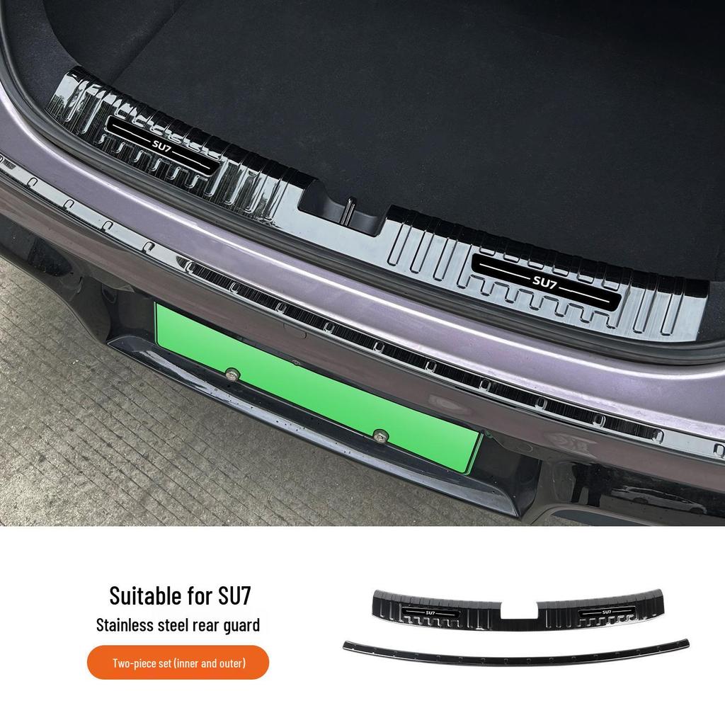 Xiaomi SU7 Rear Bumper Anti-Scratch Wear-Resistant Trunk Threshold Strip
