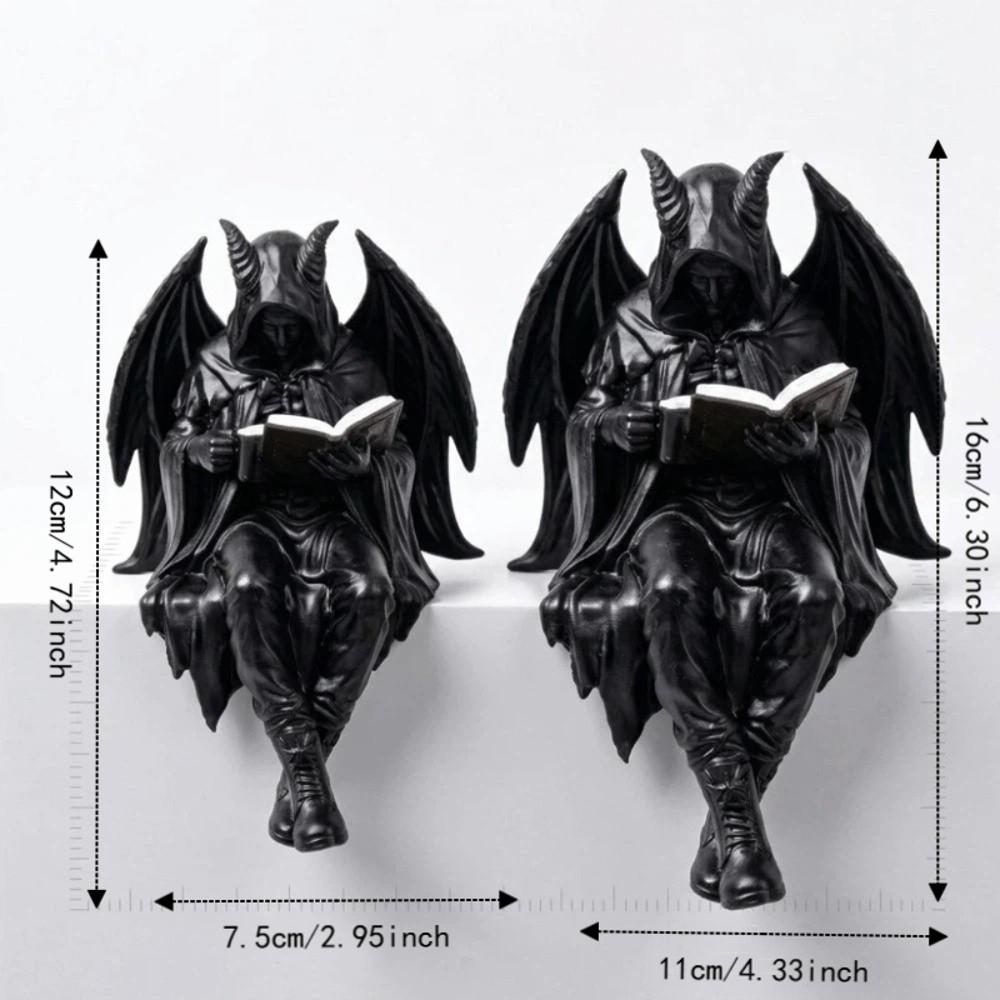 Decoration Reading Men Statue Halloween Desktop Ornaments Creative Skeleton Figurine Home Decor