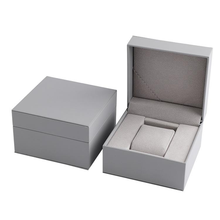 Pu Leather Clamshell Watch Box Watch Gift Box Watch Box Kuaishou Box Suitable For Gift Square