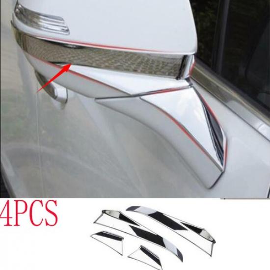 For Cadillac XT5 2017-2023 ABS Chrome Rear View Mirror Anti-Scratch Strip Trim