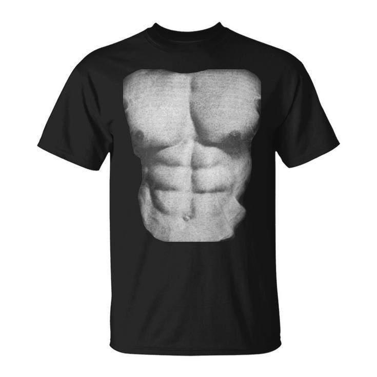 6 Pack Abs Unisex Black Short Sleeve Unisex All Size S-234XL