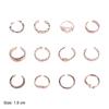 Tillbehör Modeaccessoarer Koreansk Stil Tåring Öppen Ring Vintage Fotring Set Dam Tåring