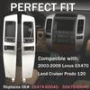 Car Air Conditioner Outlet Frame A/C Vents Plate Panel for Toyota Land Cruiser Prado 120 FJ120 for Lexus GX470 2003-2009