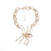Advanced Design Sense Collarbone Chain Exaggeration Spider Neck Chain  Party
