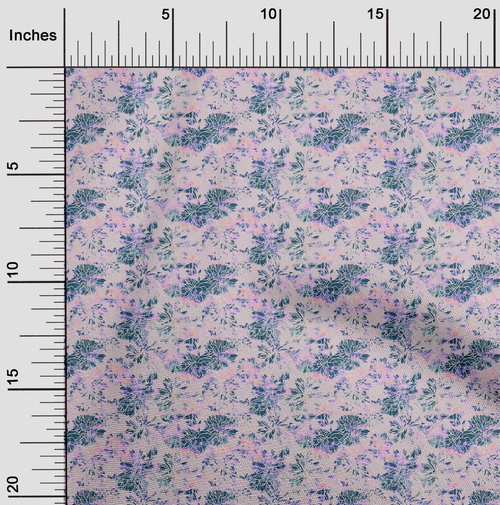 oneOone Cotton Poplin Dusty Pink Fabric Asian-Tie & Dye- Texture Quilting Supplies Print Sewing Fabric By The Yard 42 Inch