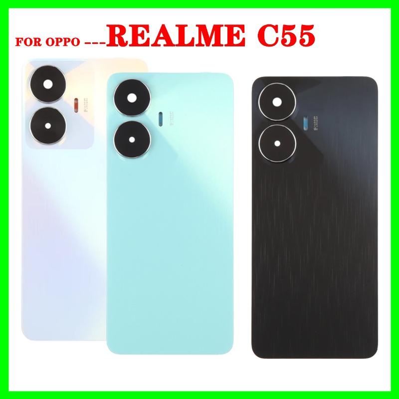 Housing Back Cover For Realme C55 Middle Front Frame Bezel Battery Cover