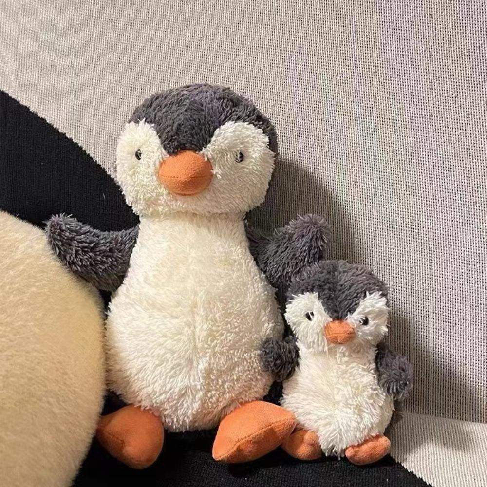 

JC Peanut Penguin Doll Internet celebrity Cute Small Soft Kids Baby Soothing Plush Toy 16cm