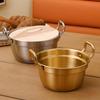 Korean Ramen 20CM Noodle Pot Double Handle Household Ramen Pot Ramen Bowls Kitchen Cooking Tools Kitchen Supply