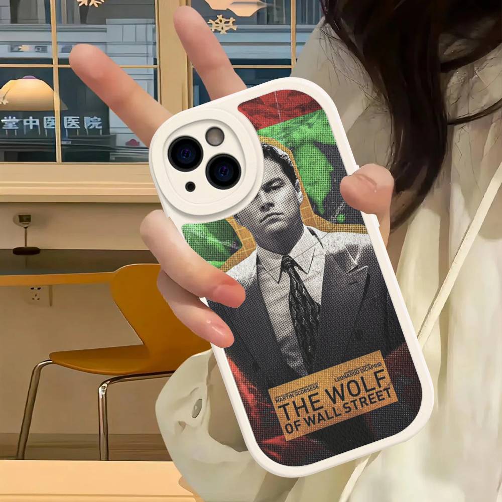 Classic Movie W-Wolf Of W-Wall S-Street Leather Phone Case For IPhone 16 15 14 17 Pro Max 11 12 Mini Plus Soft Shell