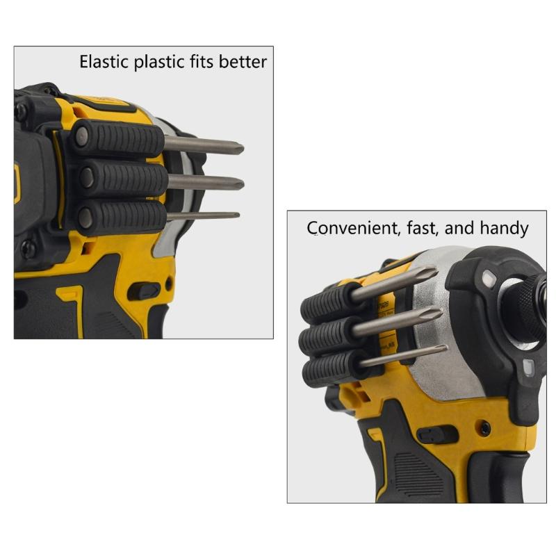 Bohrerhalter, Werkzeugholster für Bohrmaschinen, Heimwerker-Bohrerhalter, Bohrer-Organizer, Klebeverschlüsse
