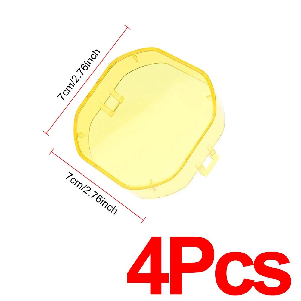 40W LED Work Light Cover Off Road Spot Light Cover Waterproof Clover Black Shade Cover Car Light Shell Cube Lighting Housing