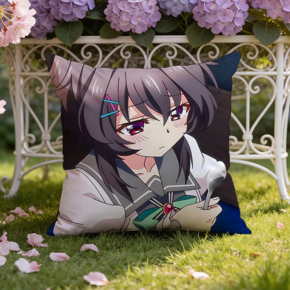Anime 9-nine- Ruler's Crown Cushion Cover Home & Car Dual-Scene Pillow Cover: Reversible for Premium Comfort