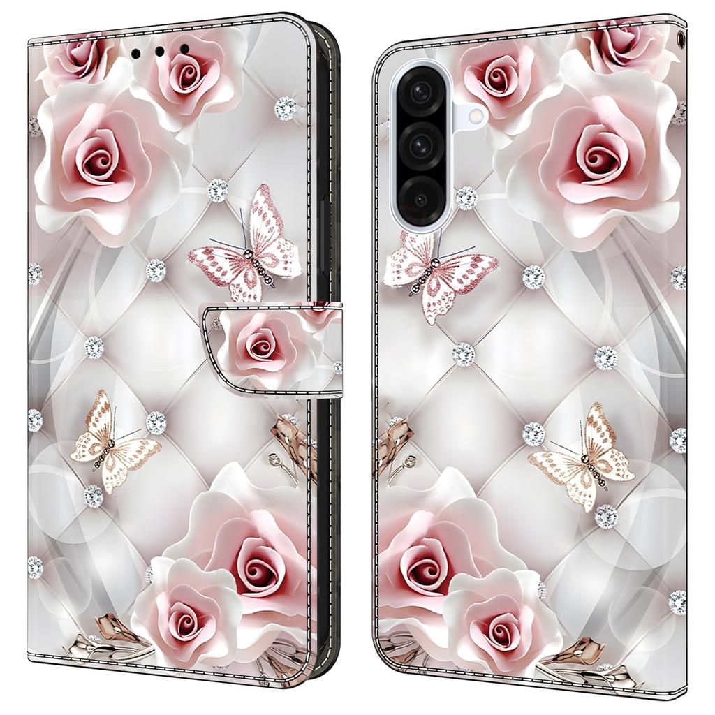 Pentru Samsung Galaxy A56 5G/A36 5G Husă din Piele Imprimare Model Portofel Suport Anti Cădere Husă Telefon