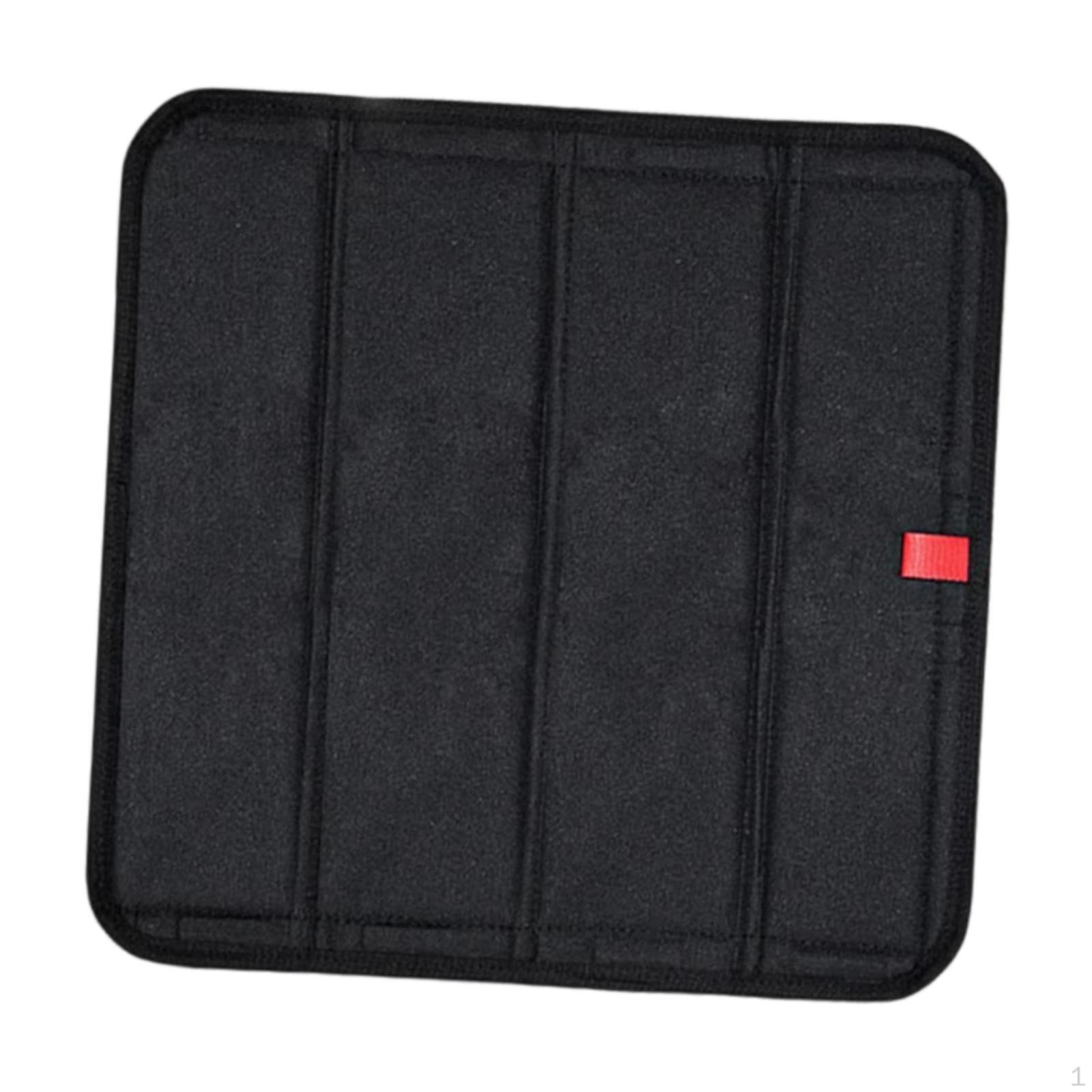 

Защита от солнца для окна двери автодома 41x41 Установка Изолятор Складные Аксессуары для затемнения чёрный