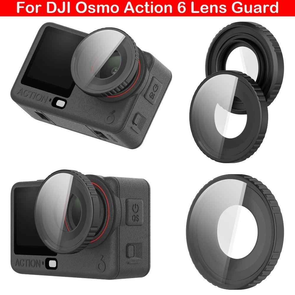 HD Lens Protector Anti-Scratch Protective Lens Cap for DJI Osmo Action 6 Camera Accessories