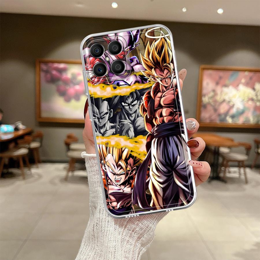 D-Dragons Ball Anime Case for Honor X7b X8a X8b 90 Lite X9a X9b X8 Soft Phone Cover