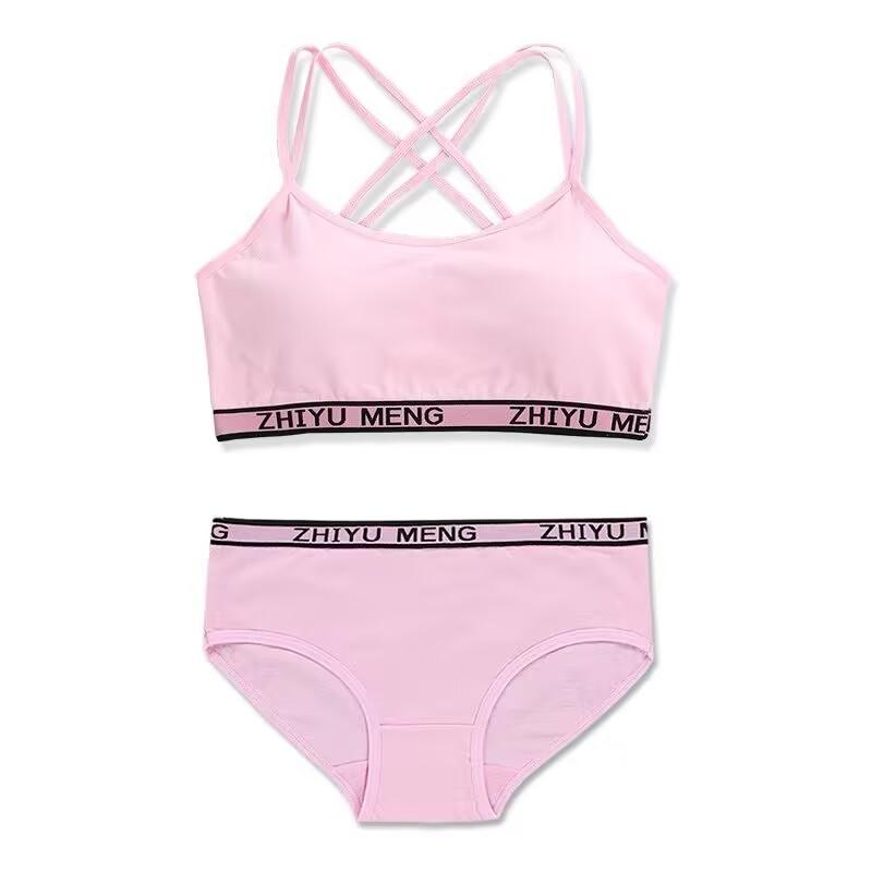 

Комплекты из бюстгальтера и трусиков для молодых девочек Нижнее белье для девочек 12 лет Тренировочный бюстгальтер для подростков Подростковый бюстгальтер one size