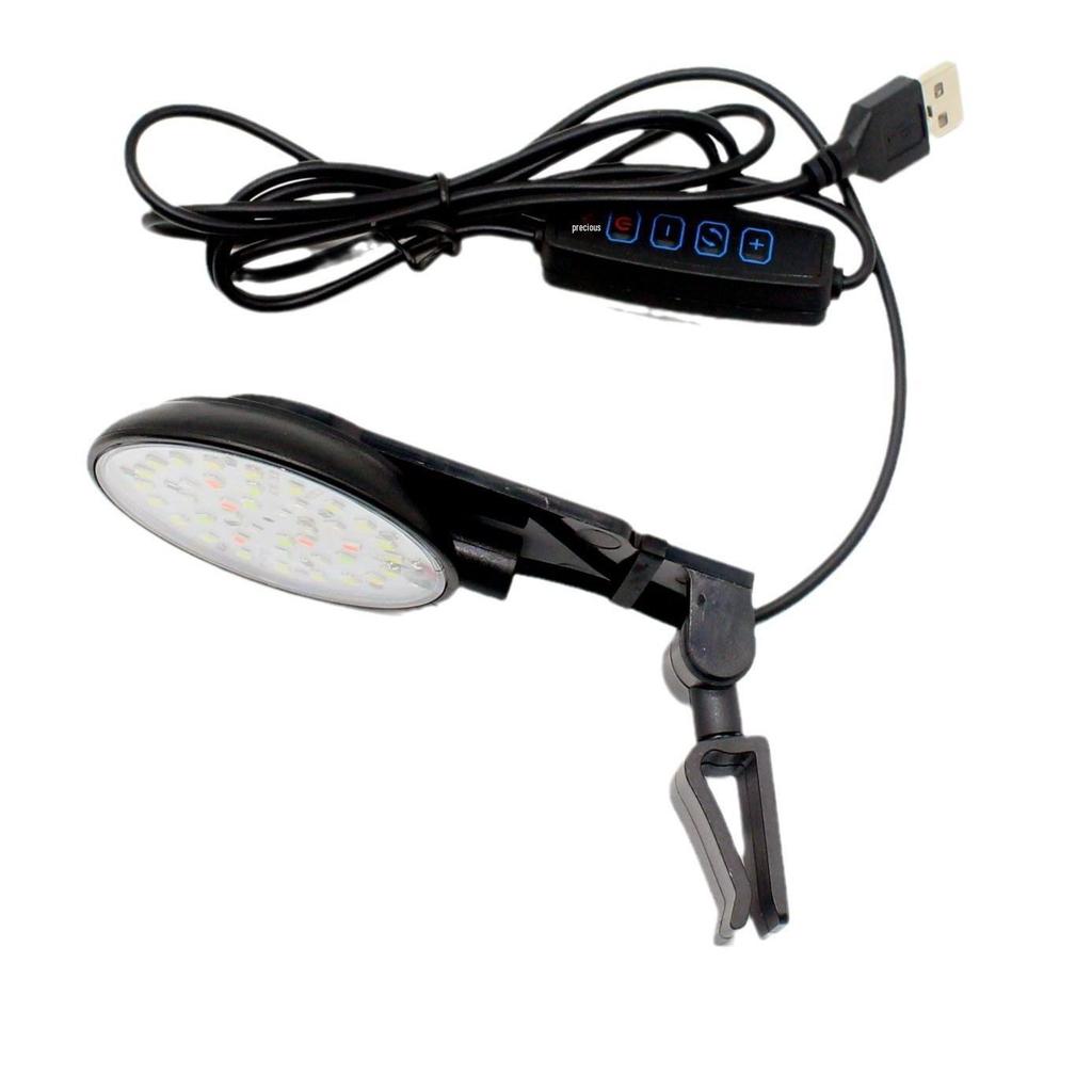 Round Waterproof LED Fish Tank Light for Aquatic Plants and Color Enhancement