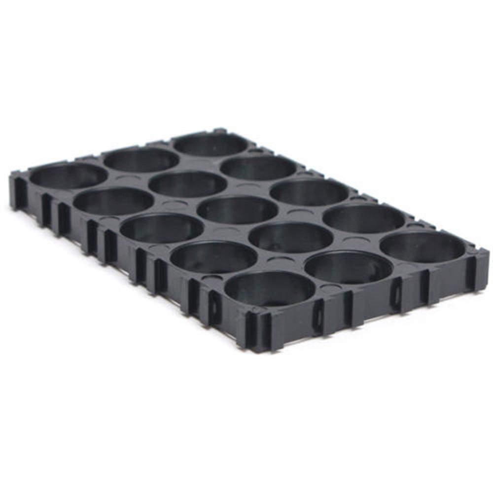 5Pcs 3x5 18650 Lithium Cell Cylindrical Battery Case Holder Batteries Pack Plastic Holder Bracket for DIY Battery Pack