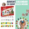 2026 Christmas Advent Calendar Gift Box Kids Brain Teaser Puzzles - 24 Days Christmas Countdown Calendars New Year Xmas Gifts