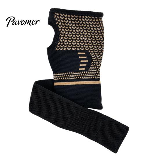 Copper Compression Wrist Brace Support Reduce Inflammation Durable Sleeve Pain Breathable Arthritis for Men Women Nighttime