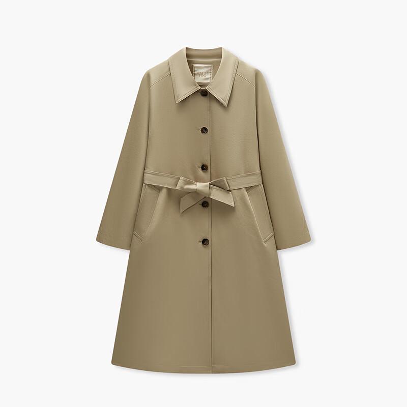 EICHITOO Women's Classic Shirt Collar Trench Coat