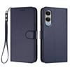 For Samsung Galaxy S25 Edge Leather Case Wallet Stand Phone Cover with Wrist Strap
