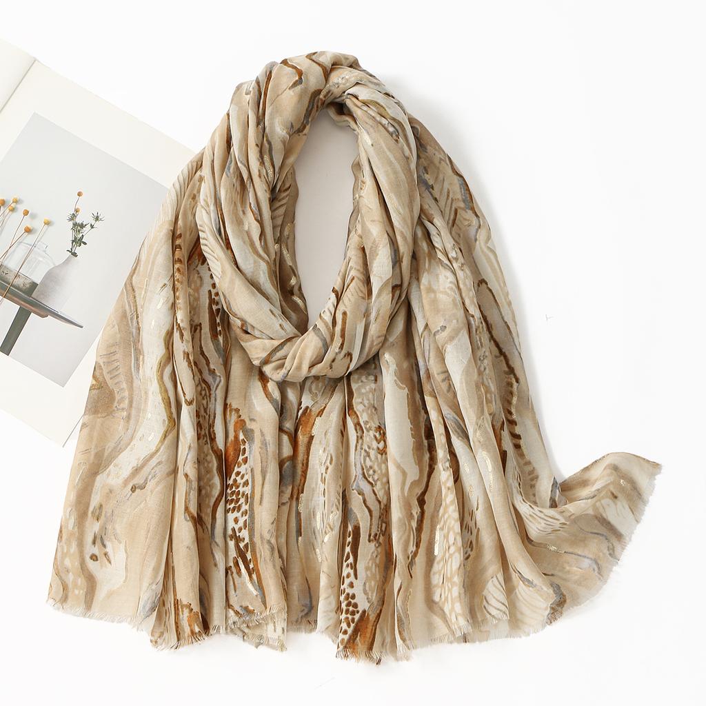 Fashion Printed Stripe Fringed Shawls Women Cotton Linen Muffler Travel Sun Protection Scarf Paisley Printed Scarf 180*85cm