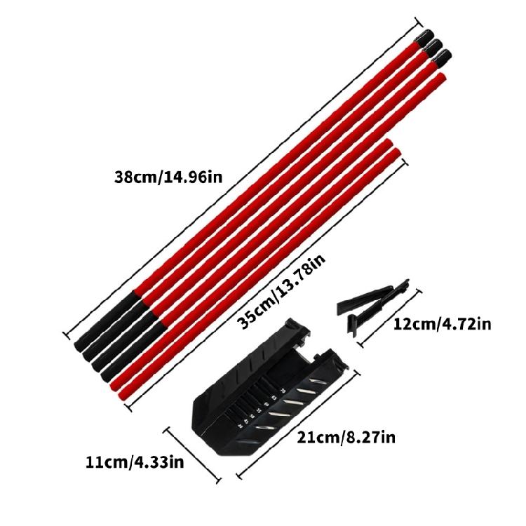 Portable Golf Training Stick Sport Trainers Golf Swing Alignment Rod Swing Angles Adjustment Postures Correction Aid