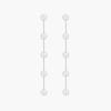 Pearl Chain Tassel Earrings Ins Elegant Trendy Women's Ear Jewelry