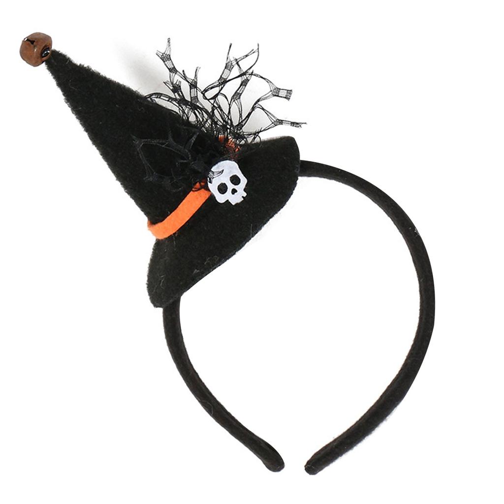 Witch Headband For Halloween Parties Comfortable Adjustable Costume Accessory Cosplay Headpiece For Adults Kids