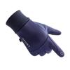 Warm Gloves for Men In Autumn and Winter Plus Velvet and Thickened Outdoor Cycling Travel Non-slip and Water-repellent Sports Touch Screen Gloves