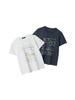HeyHenry Women's Summer 2025 Cotton Print Short Sleeve T-shirt - Versatile Round Neck Casual Top