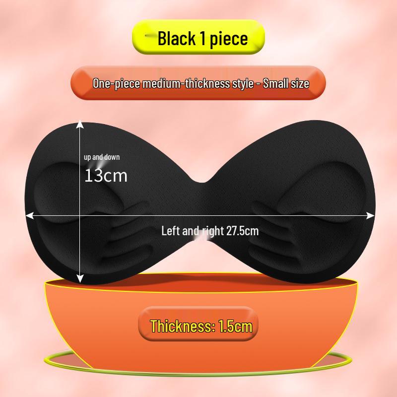 Seamless One-Piece Ultra-Thin Push-Up Sports Bra Pad Replacement