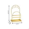 Jewelry Display Stand Rack Home Hanging Earring Necklace Free Standing Metal