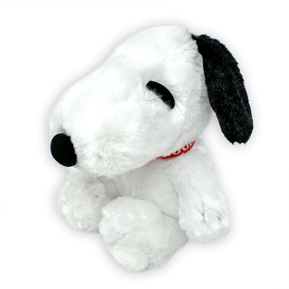 Snoopy Refreshing Friends Fluffy Plush Toy Approx. 30cm (Black)