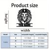 Custom Lion King Metal Wall Art Personalized Iron Nameplate Home Decor
