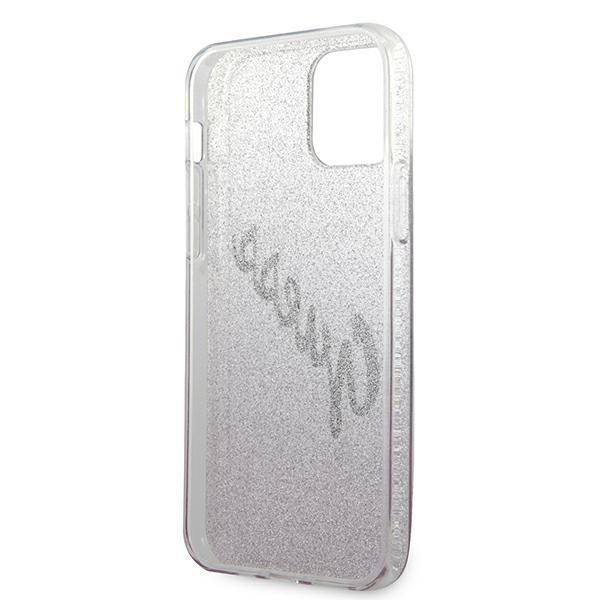 Guess Guhcp12Lpcuglspi Iphone 12 Pro Max6,7 Różowy/Pink Hardcase Glitter Gradient Script
