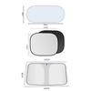 Car Titanium Silver Sun Visor Sunshade UV Protector Reflective Fabric Car Window Sunshade Front Rear Back Window Summer Protect