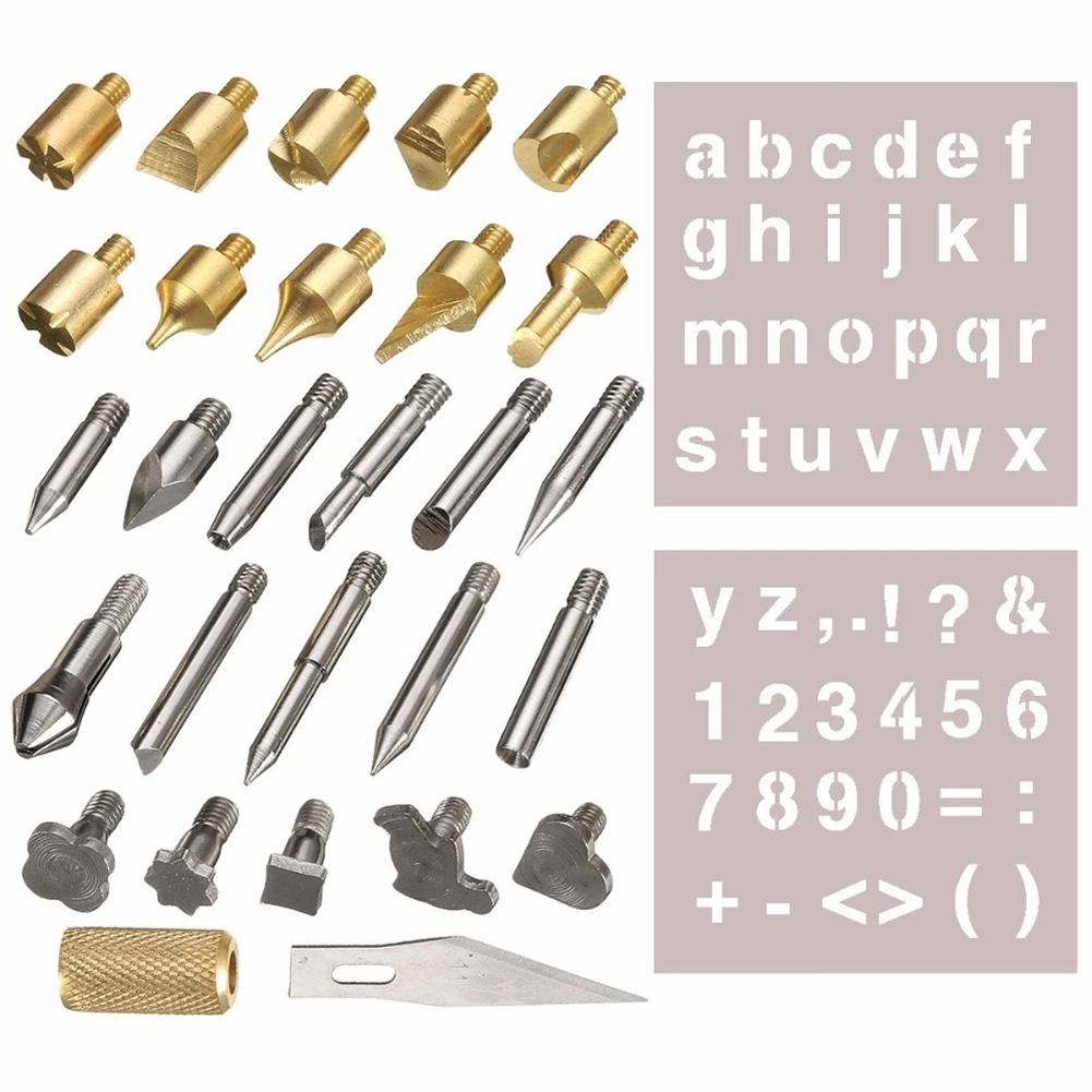 

Набор пирографического резца для выжигания по дереву с регулируемой температурой, электрический паяльник для сварки, инструмент для выжигания и тиснения по дереву, EU 60 EU