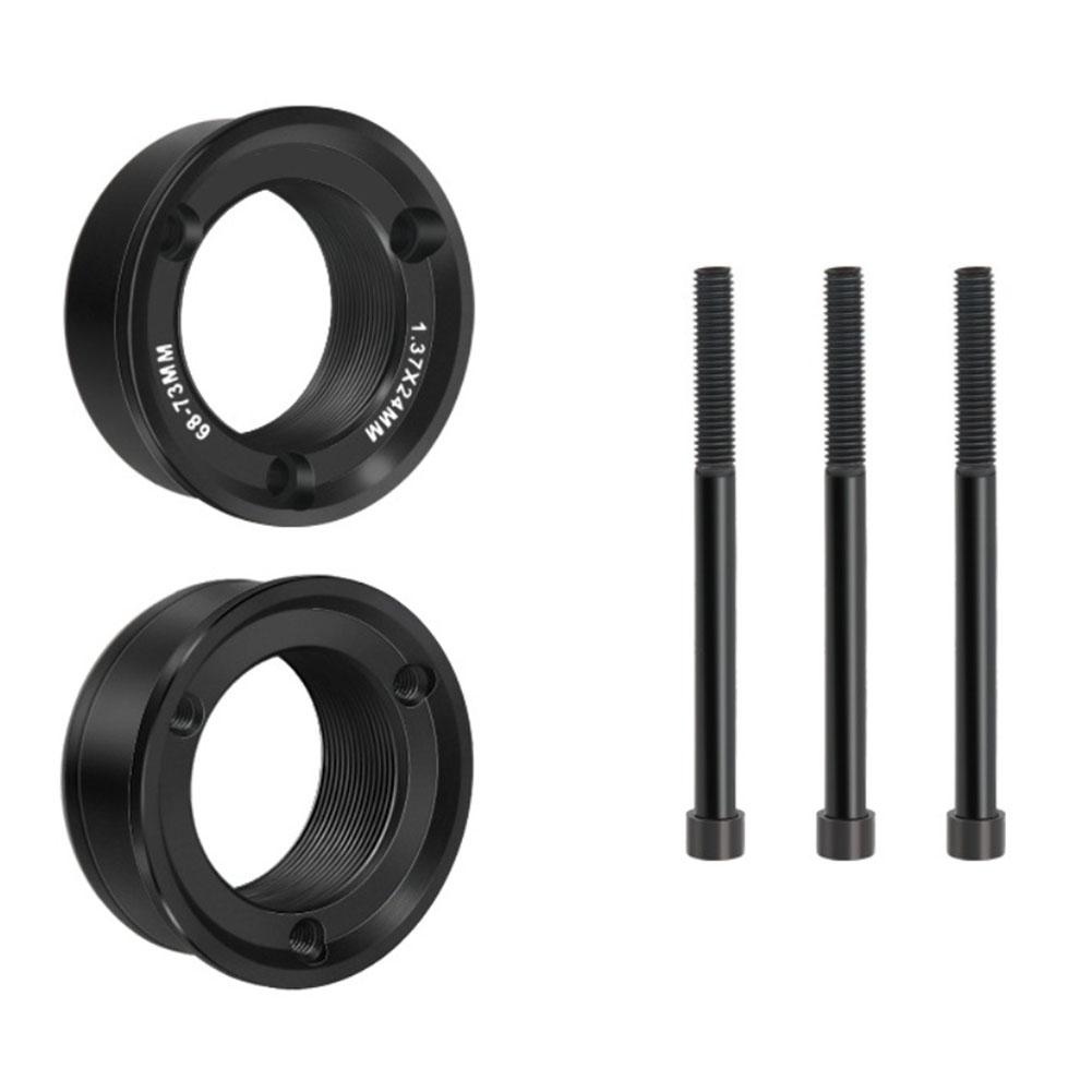 CNC Precision Tooth Pattern Eccentric BB Steel Spindle