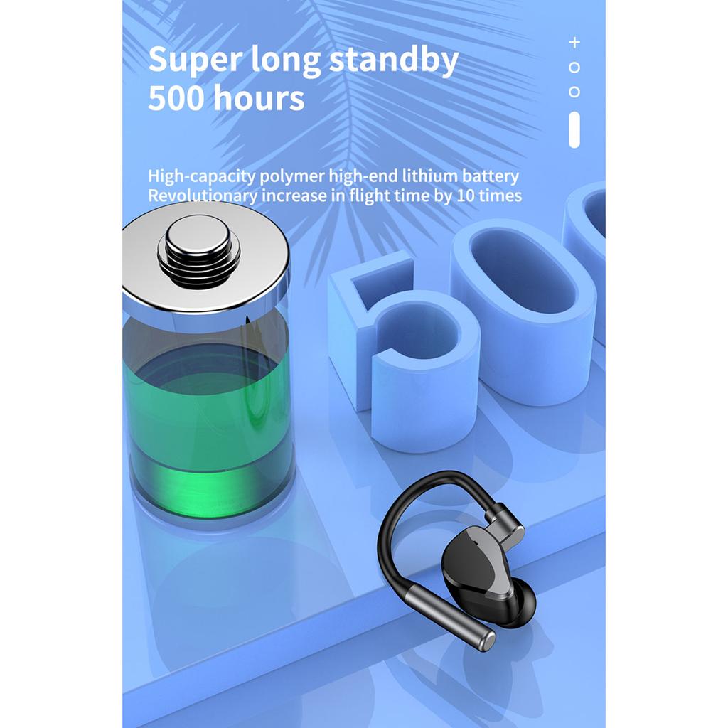 L15 Wireless Earphones Stereo Headphone Bluetooth-compatible5.2 Waterproof Ear Hook Headset with Microphone Ear Hook